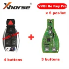 Корпус смарт-ключа XHORSE VVDI BE Key Pro plus, 4 кнопки, 5 шт.лот