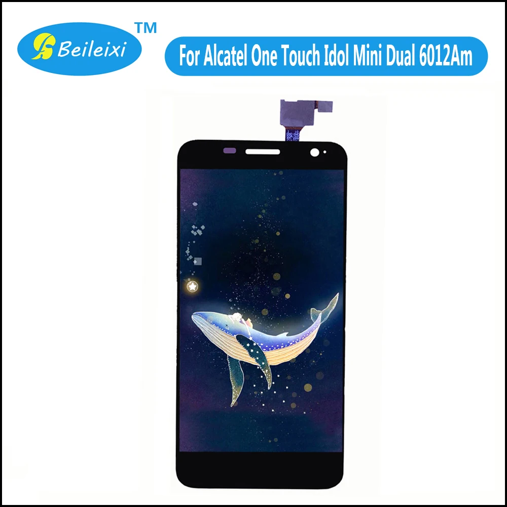 ЖК дисплей сенсорный экран дигитайзер с рамкой для Alcatel One touch Idol Mini Dual 6012Am 6012D 6012E