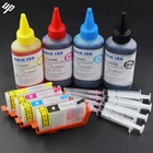 Картридж для принтера HP 920, 920XL, перезаправляемый, 6000, 7000, 6500, 6500A, 7500, 7500A + 400 мл чернил