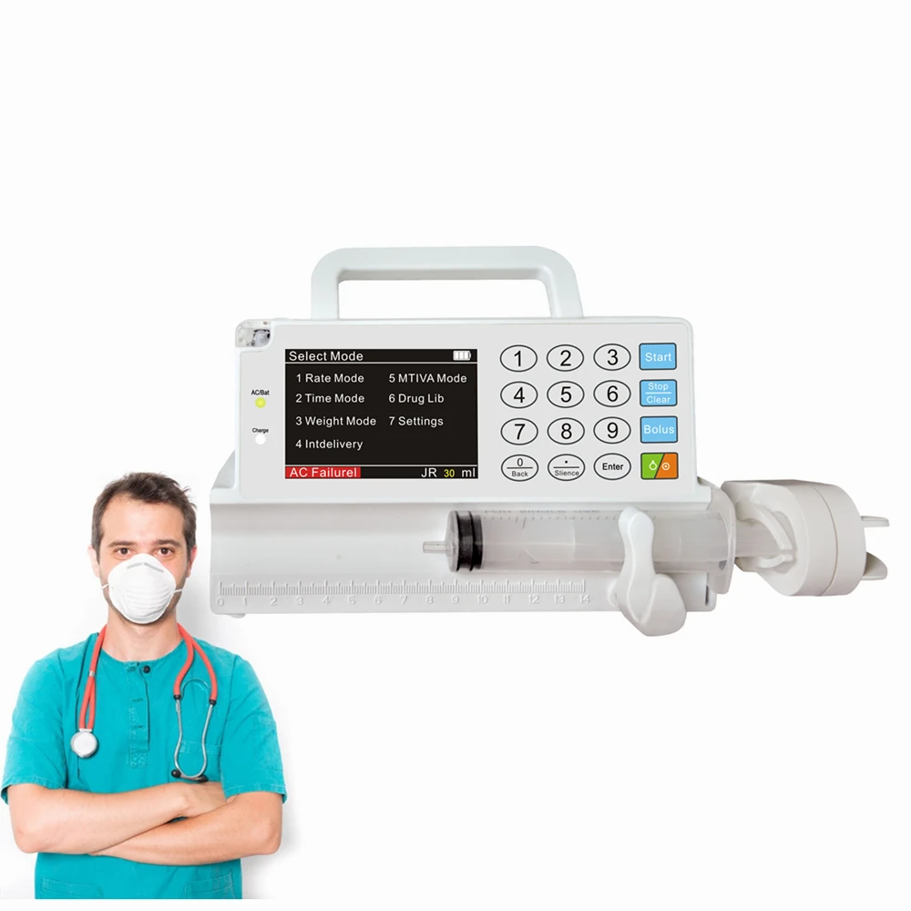 Умный режим ICU TIVA ветеринарный инфузионный шприцевой насос для человеческих