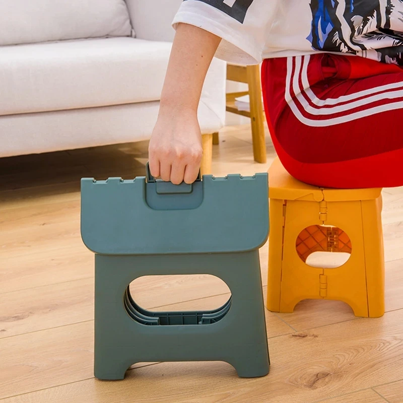 Portable Folding Step Stool Durable for Adults Children Home Kindergarten Chair Travel Non Slip Safe Comfortable Bench