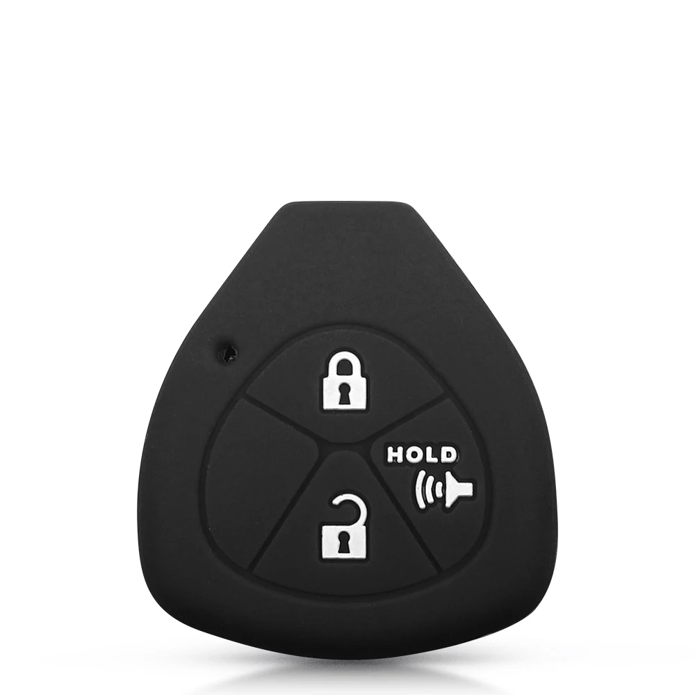 KEYYOU 3 кнопки для Toyota Avensis Avalon матрица Yaris Venza силиконовая крышка автомобиля брелок
