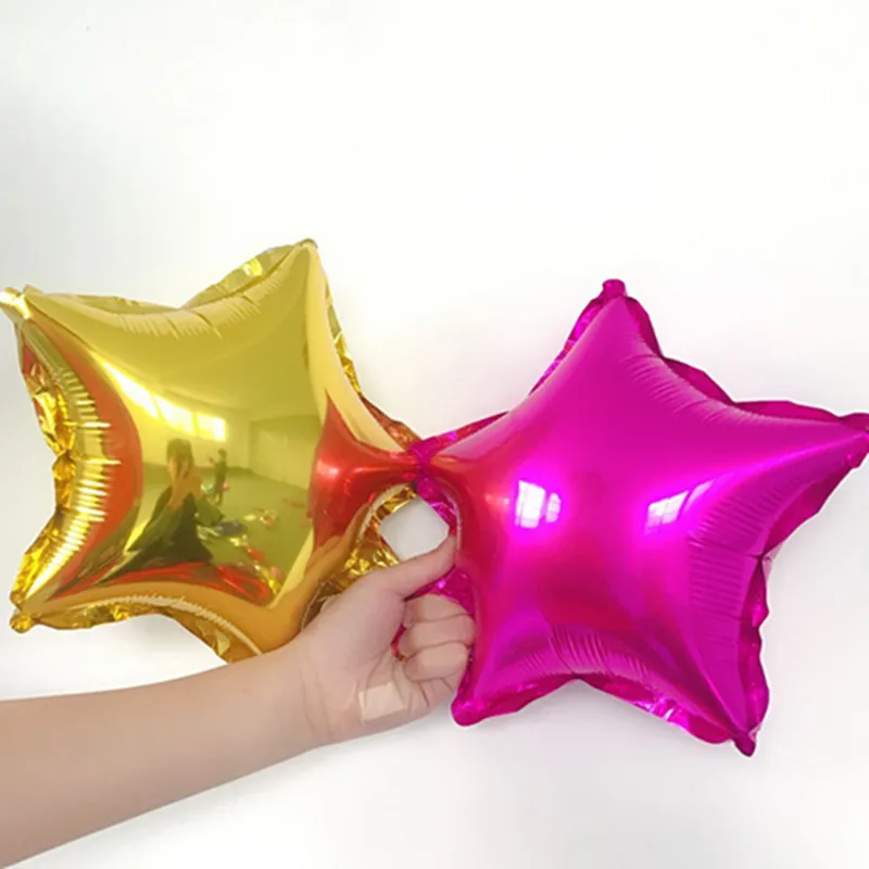 1 шт 10 дюймов Звездное сердце надувные гелиевые шары День рождения украшения