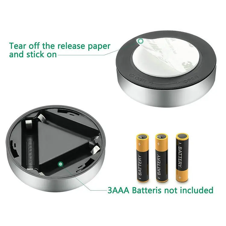 Светодиодная лампа для шкафа с клейкой лентой беспроводной настенный светильник