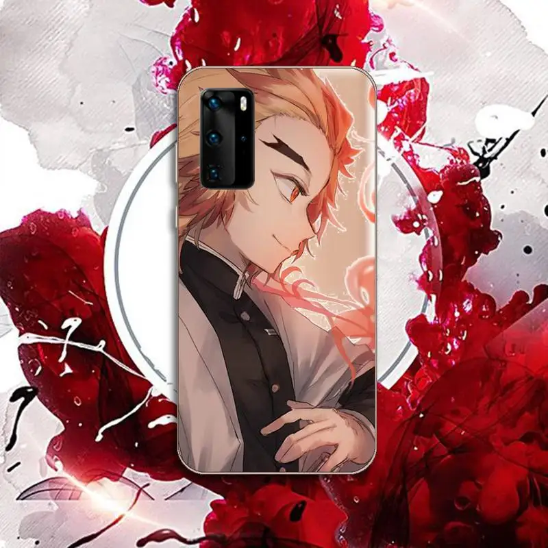 

Kyojuro Rengoku anime Phone Case Transparent for Huawei P honor 8 10i 20 30 40 smart 2019