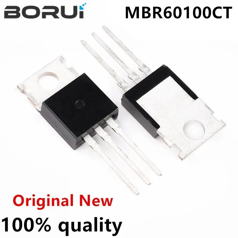 5 шт. MBR60100CT TO220 MBR60100TO-220 60100CT V60100C Schottky diode 60A 100V original | Электронные компоненты и