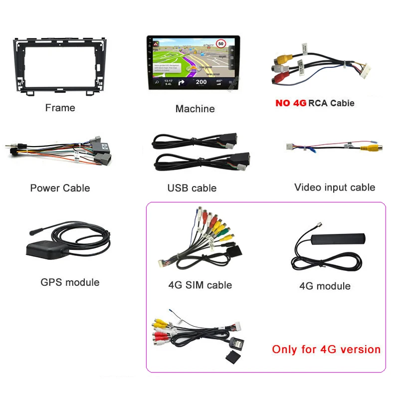 Автомагнитола мультимедийный плеер 2 din 9 &quot Android 10 Авторадио навигация для Honda CRV