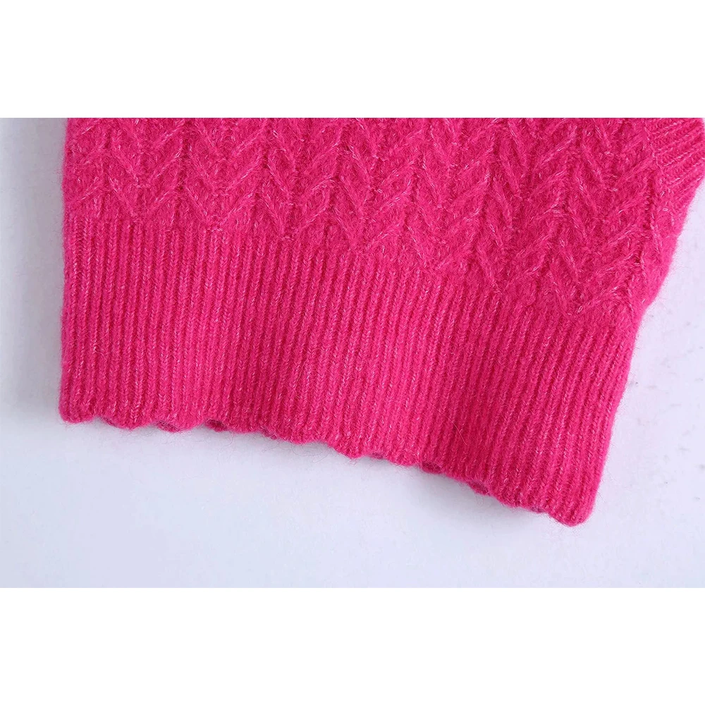 

2020 New Autumn Winter Women Knit Sweater Vest O-Neck Chic Woman Sweaters Casual Fashion Pullover Tops