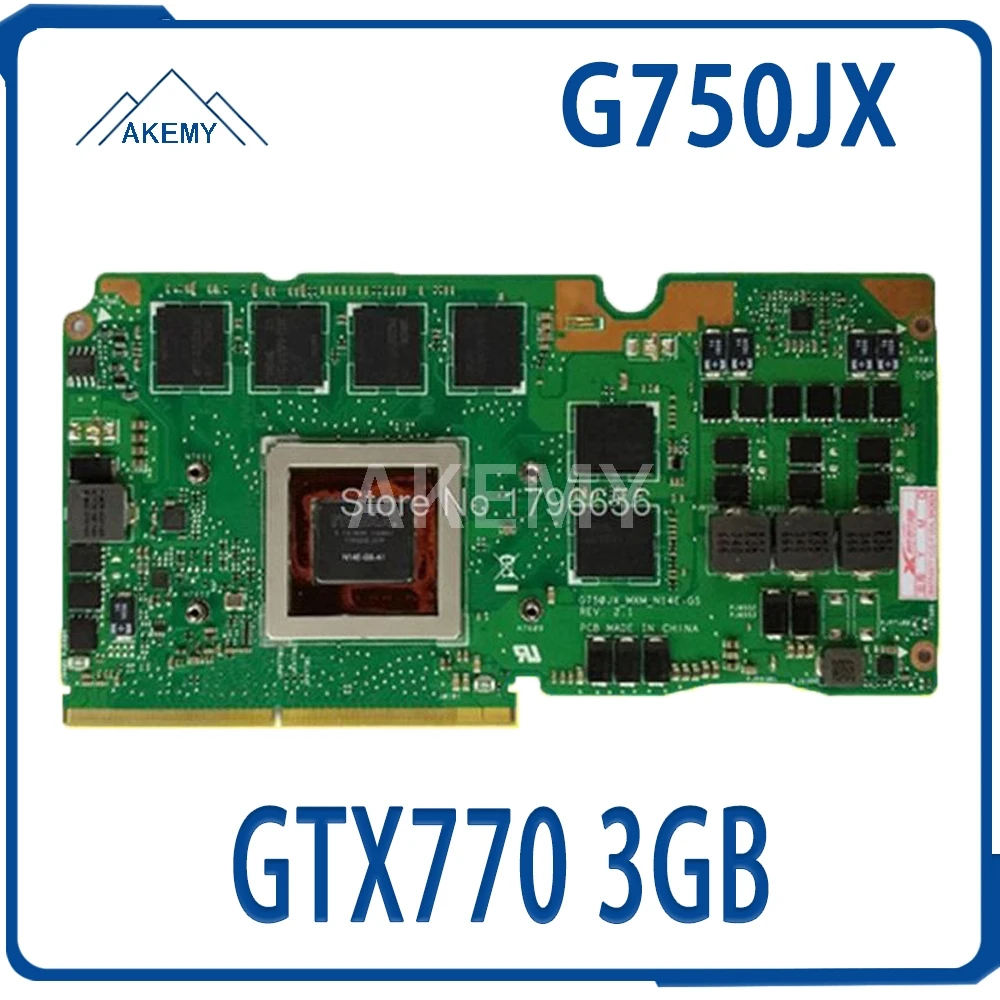 G750JX видеокарта REV2.0 GTX770 3 ГБ для For Asus G750J G750JX-MXM материнская плата ноутбука VGA |