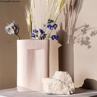 household vase ceramic crafts dried flower flower arrangement accessories living room simulation flower decoration ornaments