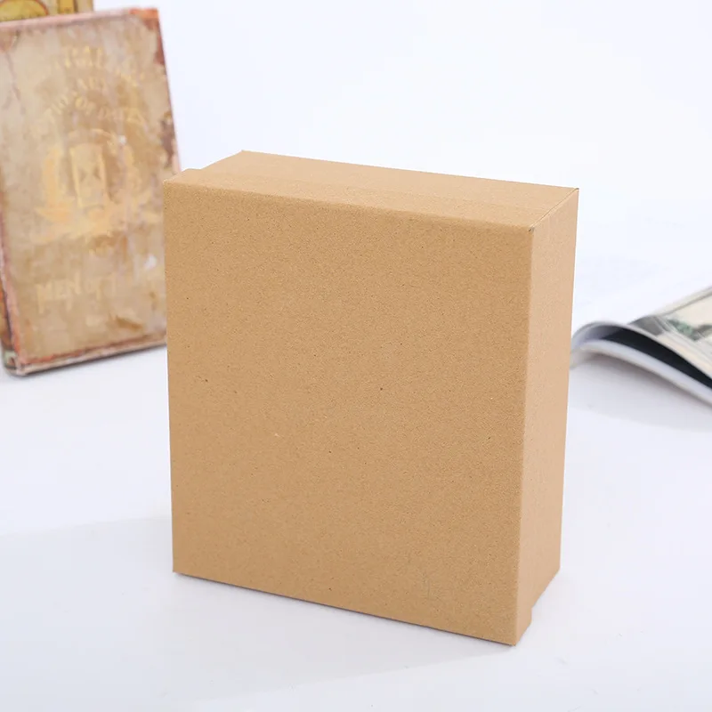 DIY Изготовление на заказ бумажная коробка с окном белый/черный/крафт бумага