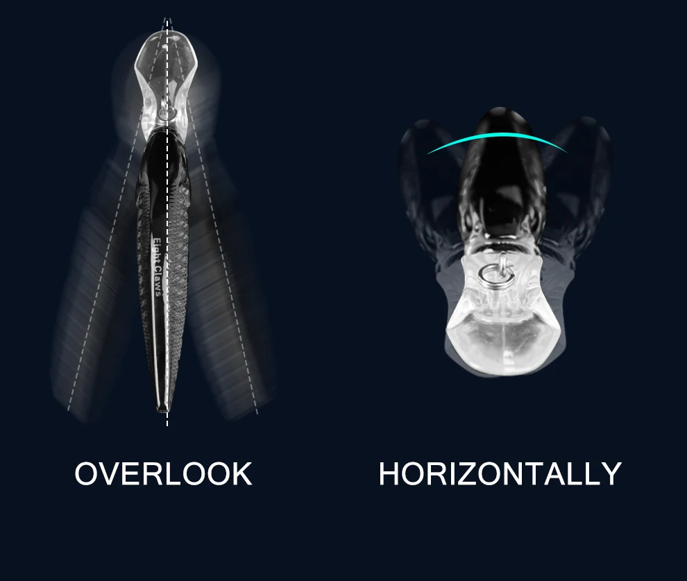 

EIGHT CLAWS Floating Minnow Bait 110F Jerkbait Fishing Lure Crankbait 110mm 12g Best Selling Wobbler Swimbait Isca