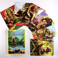 whispers of lord ganesha oracle card hot sell tarot cards for divination deck card game board game books elephant headed god toy