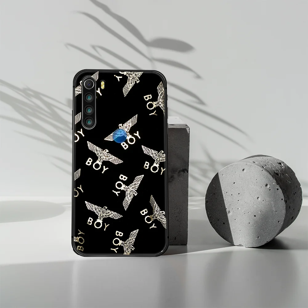 

Fashion luxury brand Phone Case Cover Hull For XIAOMI Redmi 7 7a 8 8a 9 9a NOTE 6 7 8 8t 9 9s Pro Max 4X black Coque Luxury