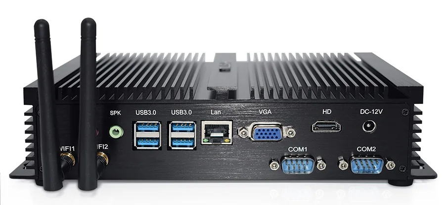 Intel USFF Core i7 4500U Celeron 1007U промышленный компьютер i5 5250u безвентиляторный мини ПК windows rs232 Core i5 7200U тонкий клиент