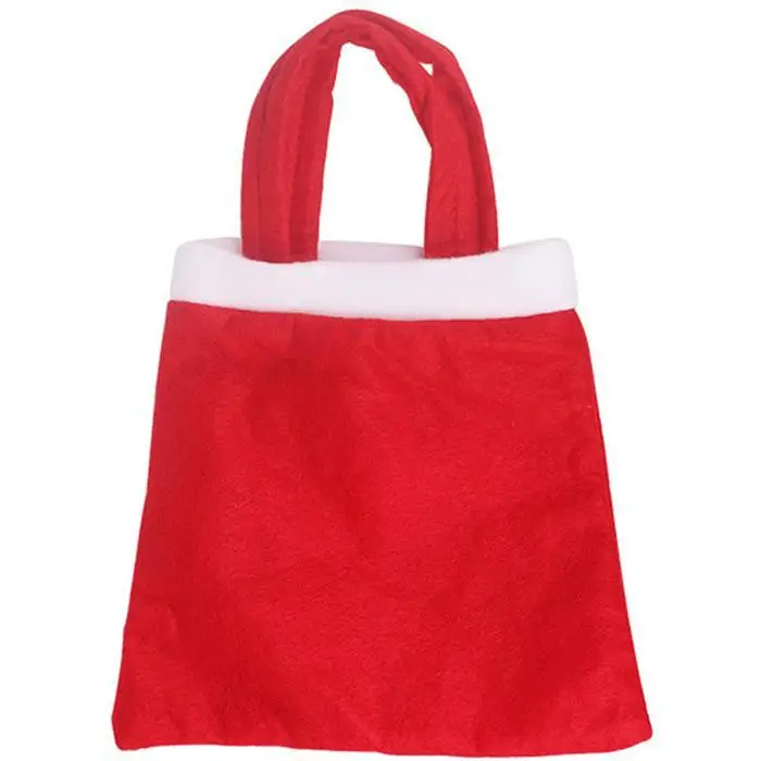 Рождественские подарочные мешочки веселая Рождественская конфетка сумка для