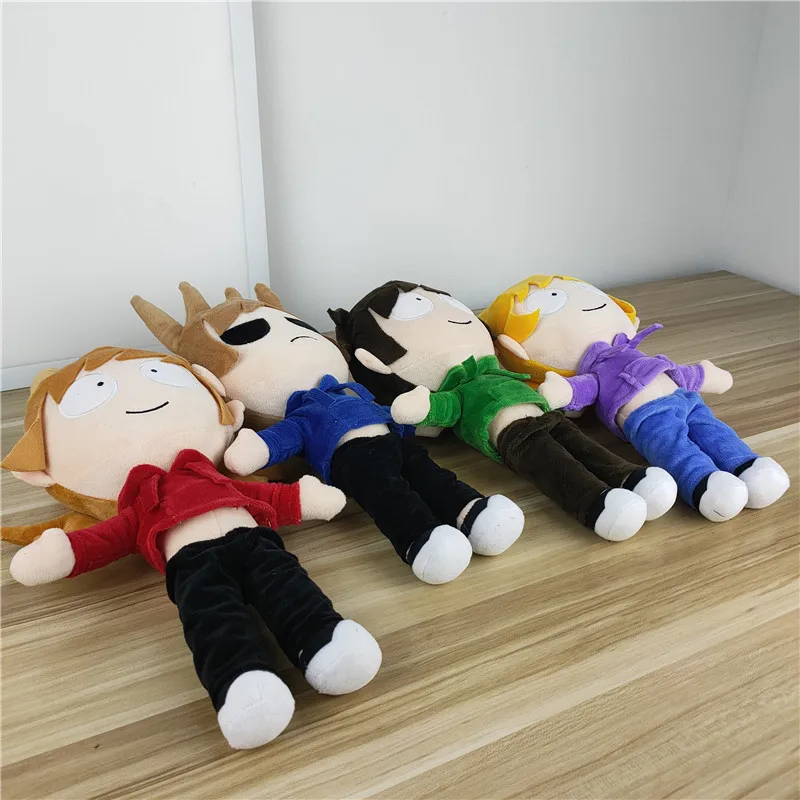 32-38cm новые плюшевые игрушки Eddsworld Stray Kids мультфильм Плюшевые игрушки Каваи Компаньон для взрослых поклонников.