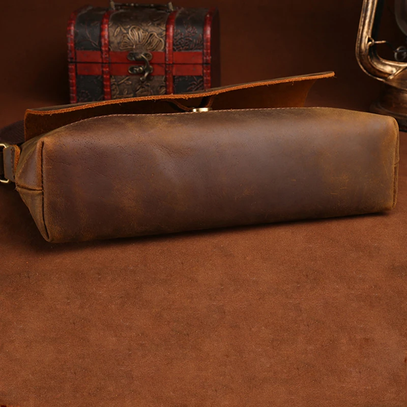 Высококачественная винтажная маленькая сумка через плечо Женская однотонная