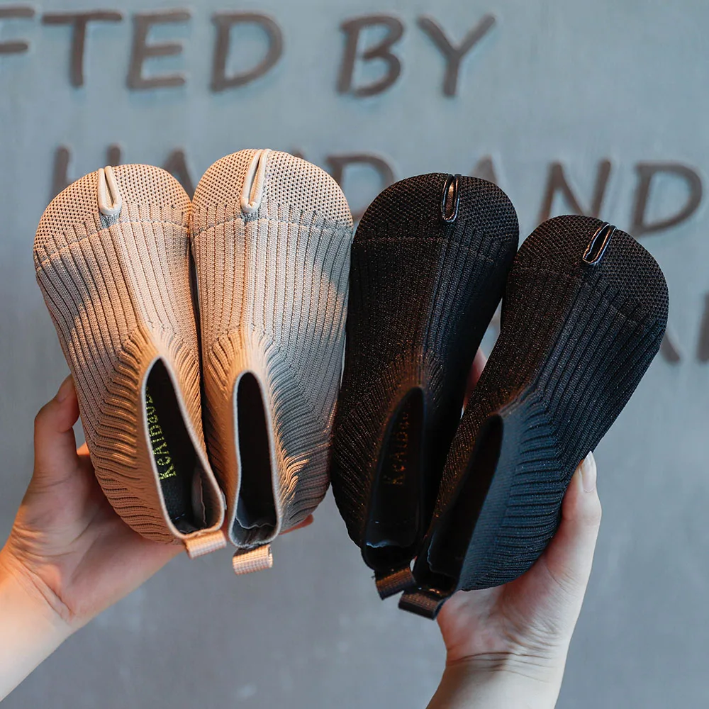 Детская обувь модные вязаные Повседневные носки для маленьких мальчиков дышащие