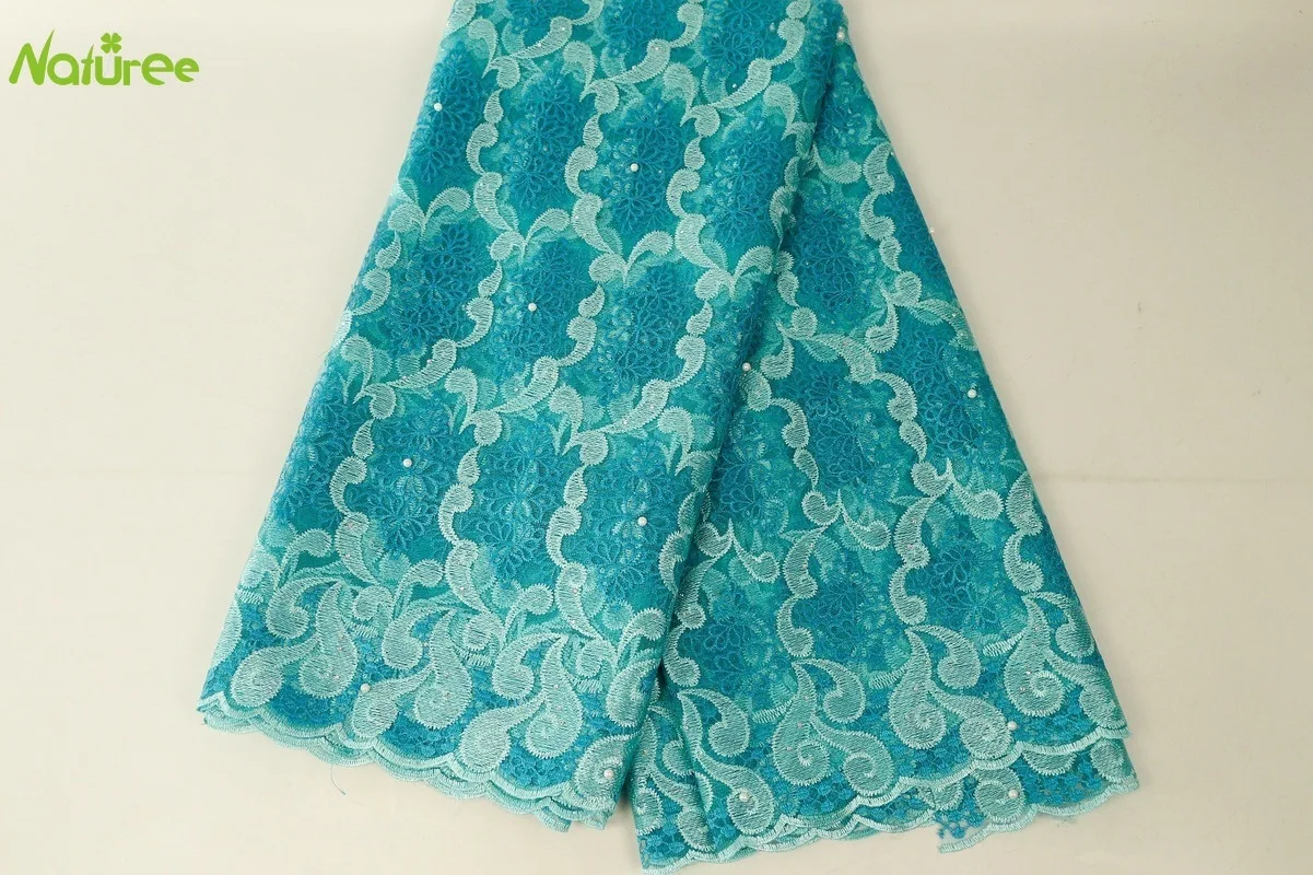 140 см ширина африканский тюль гипюр шнур кружевная ткань по двору нигерийский
