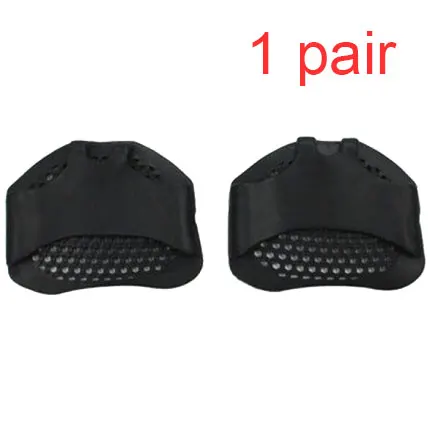black-1pair Leyou Силиконовые Мягкие стельки для передней части стопы обувь на высоком каблуке гелевые стельки дышащая забота о здоровье ног Подушка для ног - Цвет: black-1pair