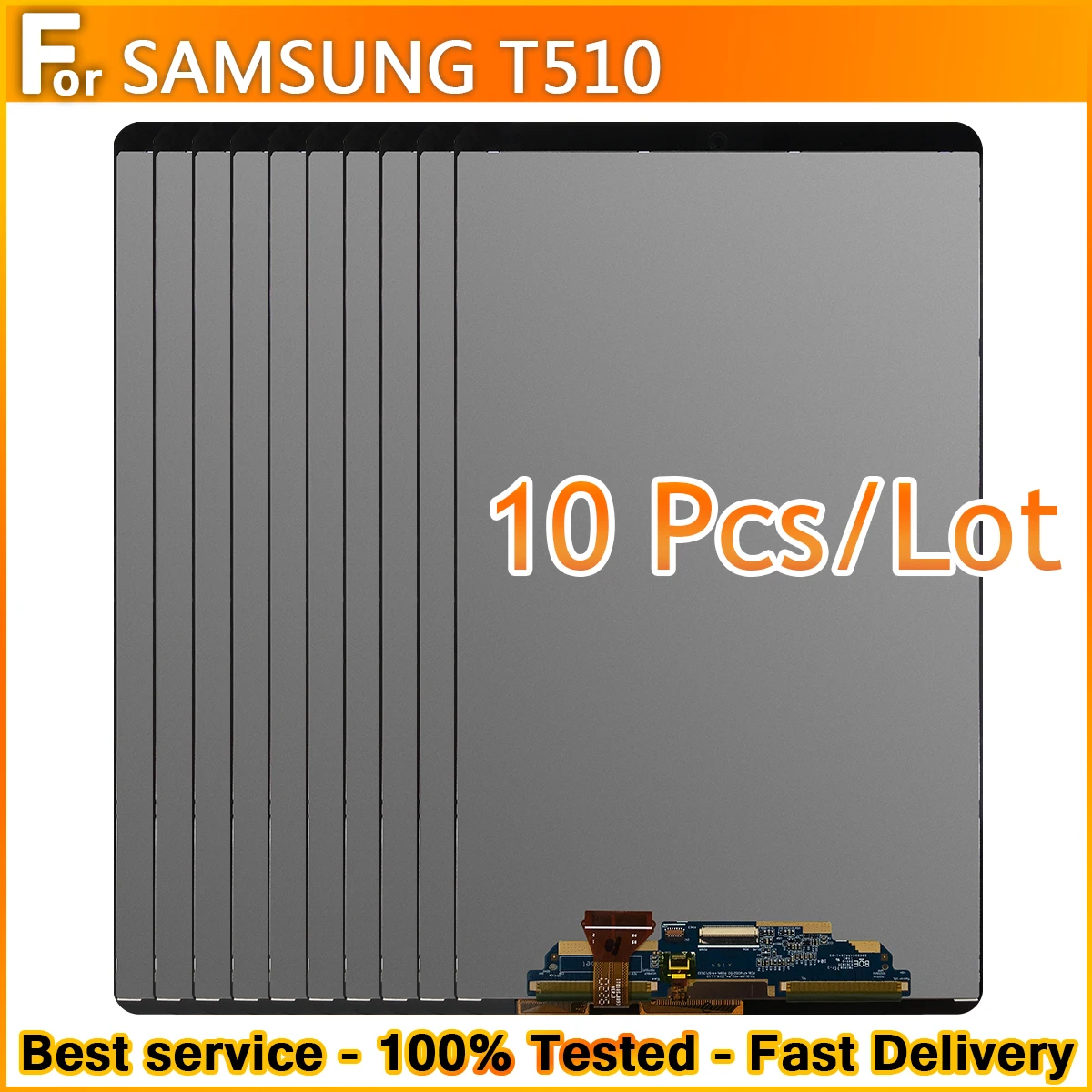Оригинальный сменный ЖК дисплей 10 шт./лот для Samsung Galaxy Tab A 1 (2019) T510 SM T510N сенсорный