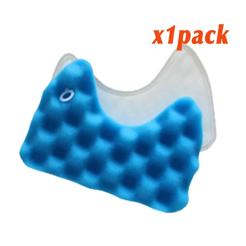 1pack 1 шт. фильтр hepa против пыли и 3 шт/партия, комплект одежды из губчатые Фильтры комплект для samsung DJ97-00492A SC6520 SC6530/40/50/60/70/80/90 SC68 пылесос - Цвет: 1pack