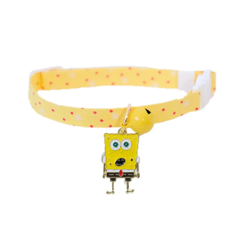 Ошейник для домашних животных кошка безопасная Пряжка ожерелье аниме ювелирные