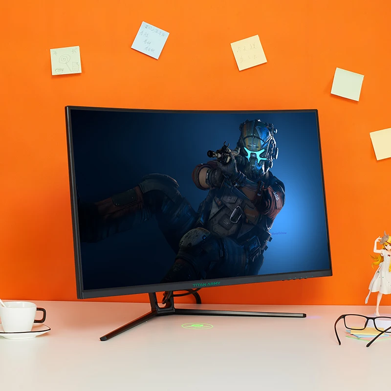 Изогнутый экран для игрового компьютера TITAN ARMY 32 дюйма 1k165гц 1500r светильник