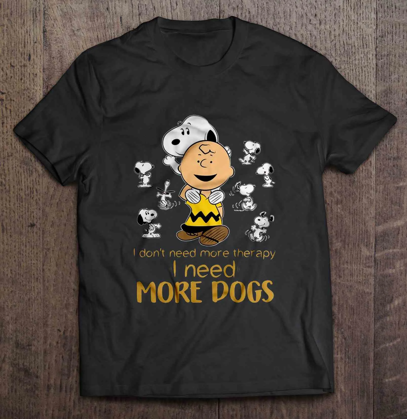 Мне не нужно больше терапии мне собак Charlie коричневый и Snoopy Версия