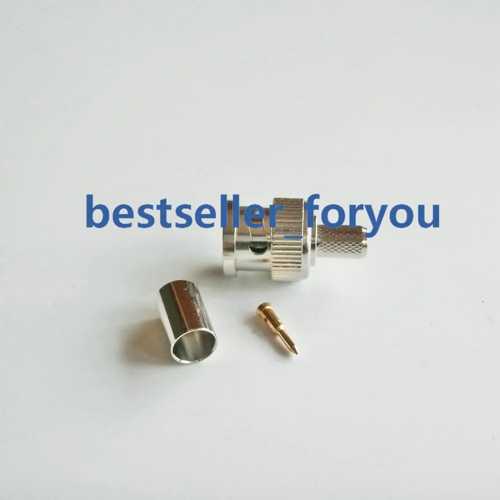 5 шт. BNC Q9 штекер обжимной RG59 RG8Pcs RG 8Pcs LMR240 кабель прямой RF разъем|Соединители| |