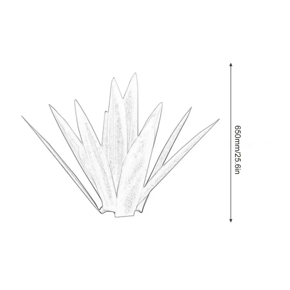 

New 2021 27cm Iron Art Tequila Plant Ornament DIY's Decoration Creative Iron Ornament Holiday And Birthday Gift Plant Ornament