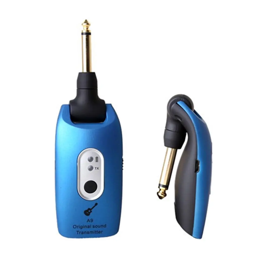 

2.4GHz Wireless Guitar System Transmitter A9 Receiver Built-in Rechargeable Musical Instrument Accessories