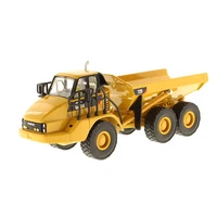 DM 85073 CAT 725 Articulated Truck Dump Truck Alloy Simulation Engineering Vehicle Die-casting Model Collection Gift In Stock