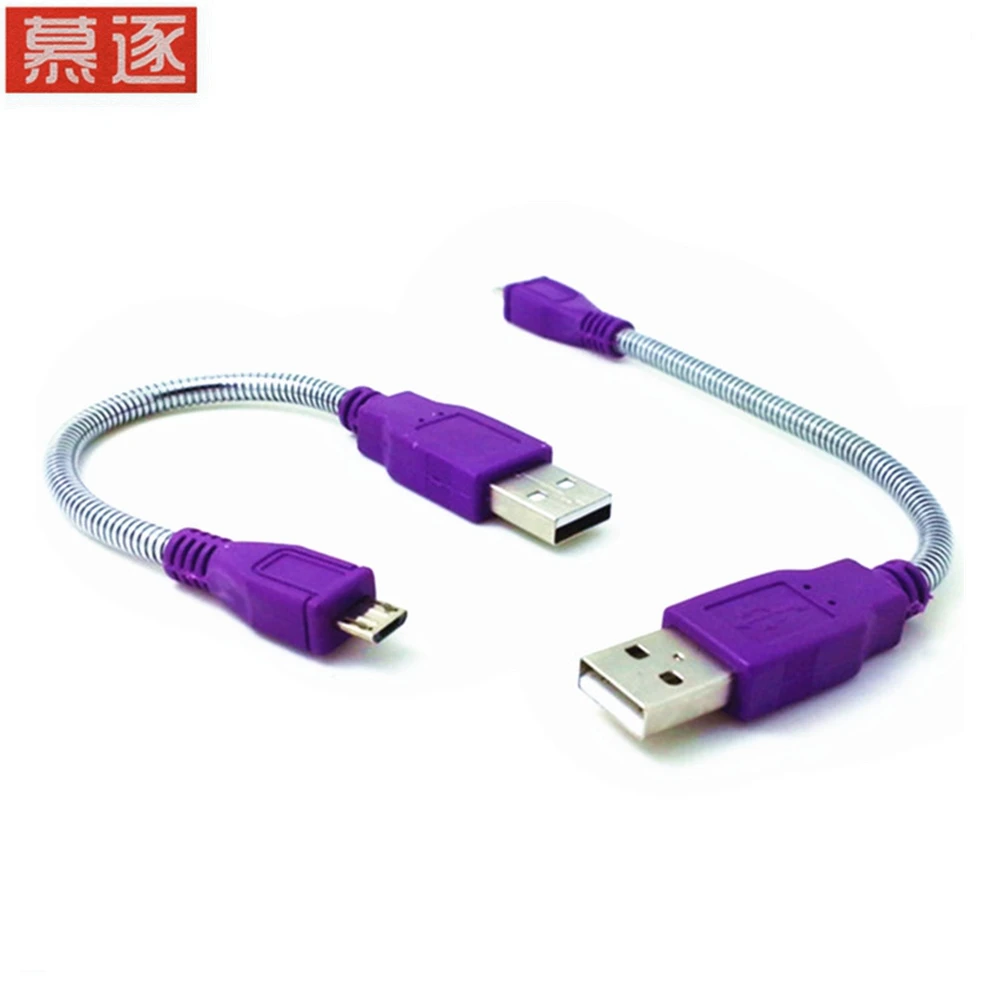 

Гибкий металлический кабель-подставка с разъемами USB 2,0 A и Micro USB 5pin