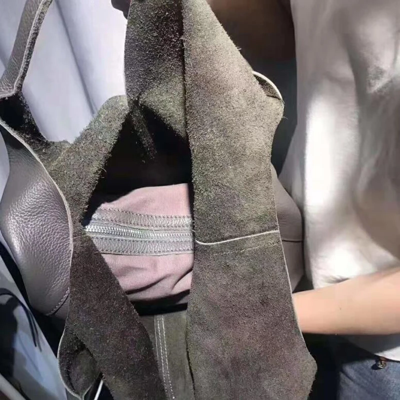 2021 New Fashion 100% Leather Luxury Brand Retro Printing Large-capacity Totes Designer Cross Body Shoulder HandBags for Women