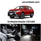 11X для Mitsubishi Outlander 3 2013-2019 2020 Canbus Аксессуары для автомобилей комплект светодиодного интерьера освещения номерного знака автомобисветильник освещение
