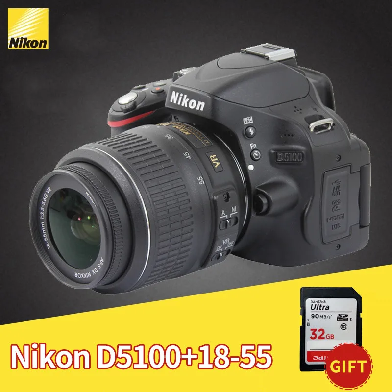 

Nikon D5100 Dslr Camera with 18-55mm f/3.5-5.6G VR Lens