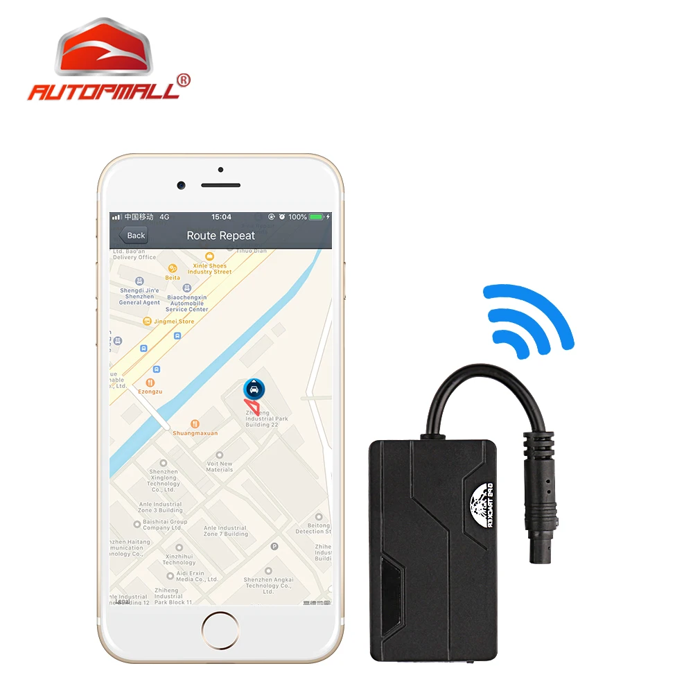 Мини GPS трекер для автомобиля в режиме реального времени сигнализация превышения