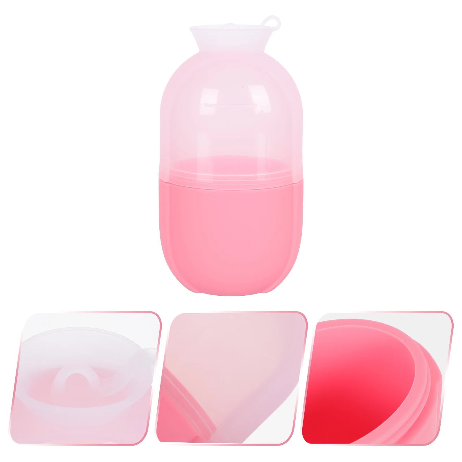 

1pc Silicone Face Ice Lattice Mold Practical Ice Bag Cold Eye Care Ice Mold