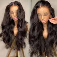 body wave lace front wig 30 inch human hair wigs for black women pre plucked with baby hair brazilian 13x4 hd lace frontal wigs