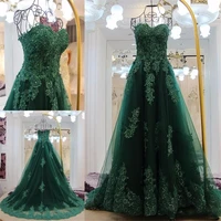 off the shoulder lace applique beadings green evening dresses 2021 lace up back prom formal gowns robe de soiree longue