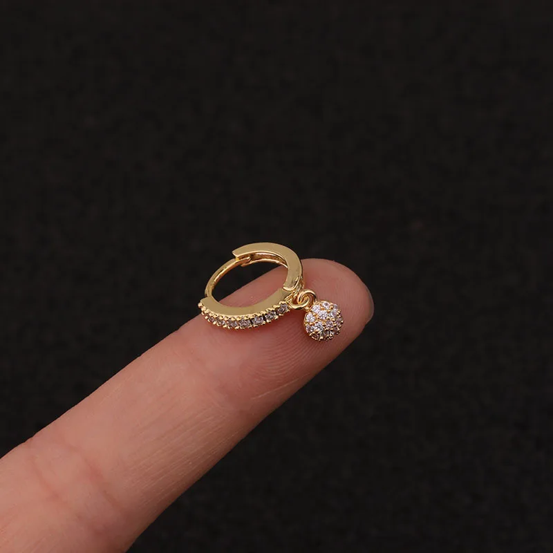 1 ШТ. Элегантная микроинкрустация CZ прокол зажимное кольцо серьга манжета с смесью формы подвеска звезды луны крест сердце обаяние ювелирных изделий.