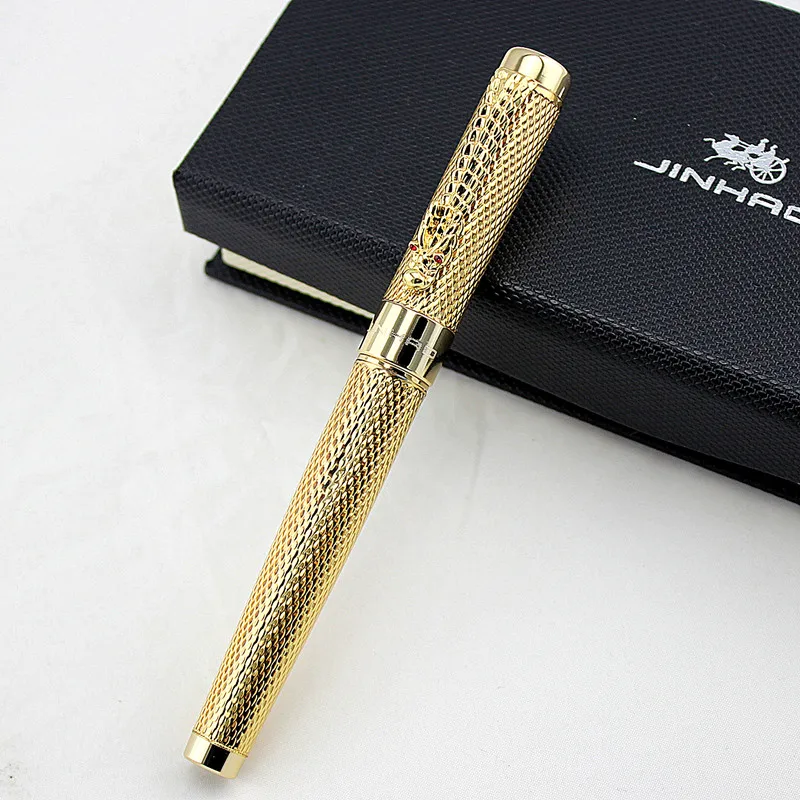 Роскошная брендовая деловая перьевая ручка Jinhao 1200 дизайн с восточным драконом