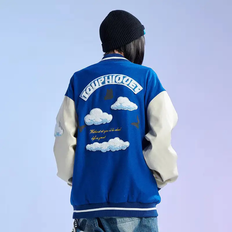 Женская Вельветовая куртка-бомбер в стиле Харадзюку | одежда