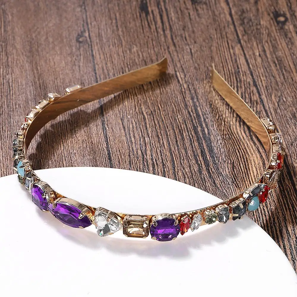 ZA модные элегантные волосы с кристаллами обруч для женщин Новинка 2019 Boho