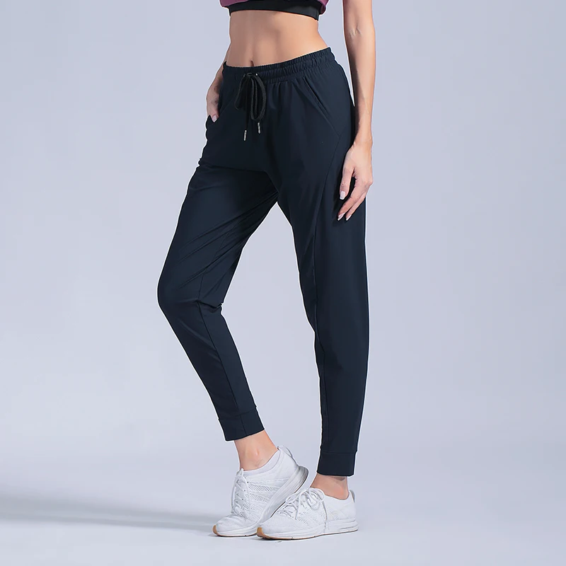 

Sports pants women show thin loose-fitting casual pants fitness nine minutes small foot pants H19