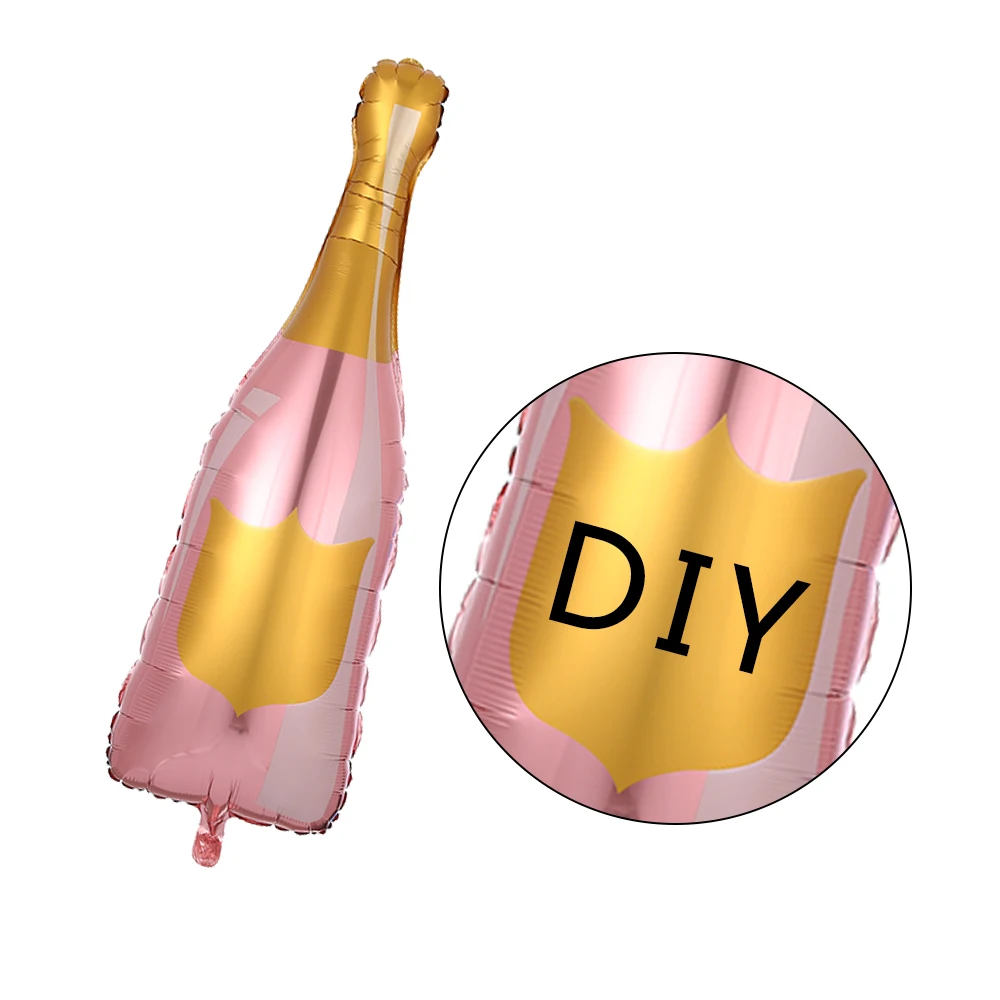 1 шт. розовое золото для вечеринки бутылка шампанского винные шары комплект