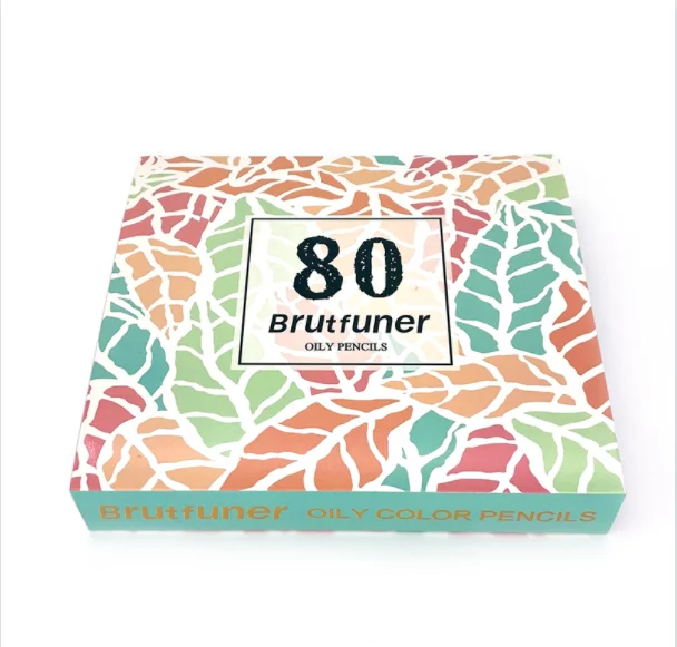

Brutfuner 80 Цвет s масла HB Цветные карандаши эскиз яркий Цвет s нетоксичный Цвет карандаш для рисования школьные товары для рукоделия