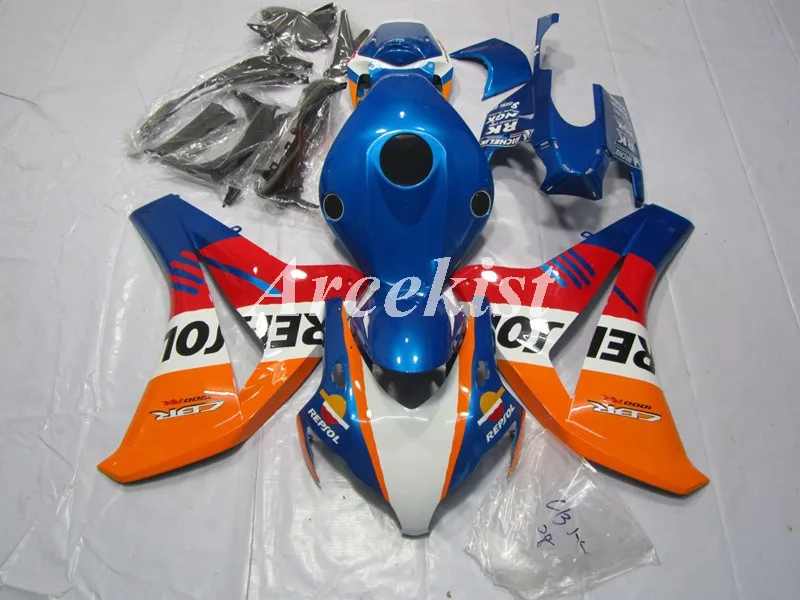 

Injection mold New ABS Fairings Kit Fit for HONDA CBR1000RR 2008 2009 2010 2011 08 09 10 11 CBR1000 Bodywork set repsol blue